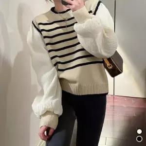 줄무늬 유니크스웨터 셔츠