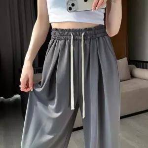 걸스 와이드핏 패션라인일상 스트랩 바지 올데이