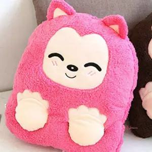 몽키 보온 손난로 발난로 USB 핑크 발열쿠션tuv831