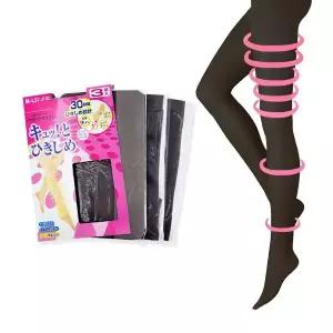 후쿠스케 압박 스타킹 3개입 블랙  WFIEUG4