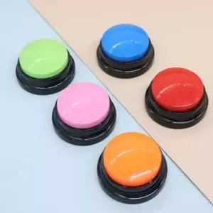 강아지 고양이 벨 애견 훈련 교육 녹음 펫 부저 버튼