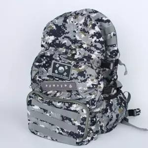 실리콘 태극기 와펜 패치 검정회색 WFIQD3X