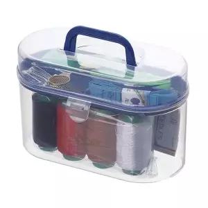 [콩심팥심]가정용 옷수선 바느질세트 휴대용 반짓고리 실 바늘