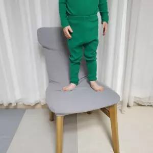 [콩심팥심]식탁의자 리폼 천갈이 커버 연그레이