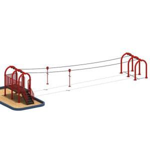 야외 놀이터 짚라인 펜션 소형 와이어 광장 로프웨이 실외