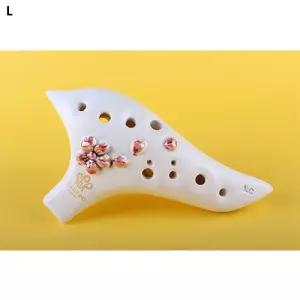 벚꽃 오카리나 알토C/교육용악기/도자기오카리나/벚꽃오카리나/오카리나알토C/연주용오카리나/핸드악기/오