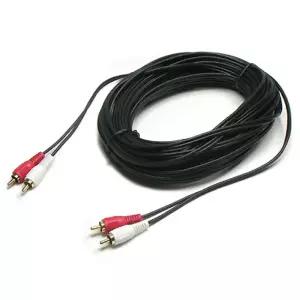 Coms RCA 2선 케이블 음성 2RCA M M 15M/COMS/2선케이블/음성케이블/COMS케이블/케이블선/15m케이블/케이블