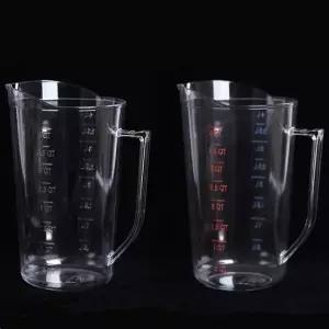 [콩심팥심]계량 컬러눈금 2000ml 플라스틱 비커 도구 제과제빵