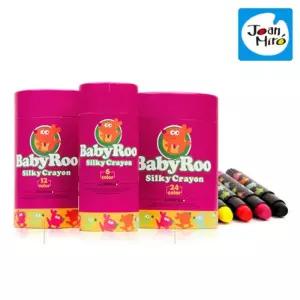 (리틀호안미로) 베이비루 실크크레용/유아/선물/준비물/색칠도구/초등/크레파스/고급/교육