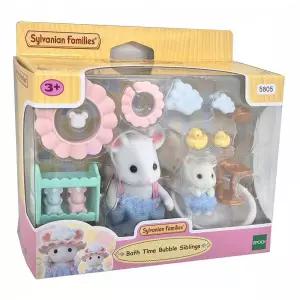 실바니안 마쉬멜로 마우스의 목욕놀이세트 어린이 동물 인형 장난감 선물