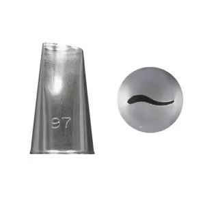 꽃잎 생크림 장식용 깍지 97번 케이크 장식 도구 모양 생크림데코레이션