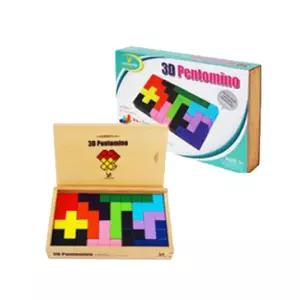 (러닝스텝) 칼라 입체 펜토미노