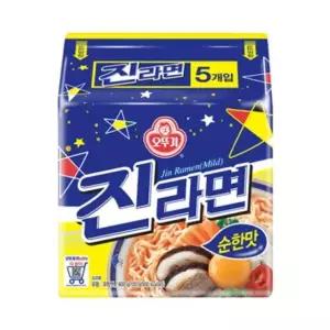 (오뚜기) 진라면멀티750(순한맛) 5개입 박스(8개입)