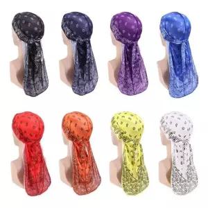 듀렉 반다나 흑인 반다나스카프 머리 스카프 머리두건 손수건 힙합 두건 듀