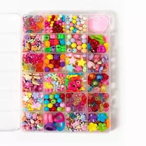 비즈공예재료세트 24칸 7호 단품/용품/팔찌/장난감/데코/컬러/부자재/아트/비즈/소품/완구/공예/세트/공작