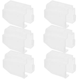 레코드 플레이어 턴테이블 바늘 보호기 먼지 커버 픽업 Dj 장비 휴대용 오디오 비디오 6피스 스타일러스