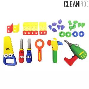 h58 말랑소프트 공구놀이 48종세트/재미있는/역할/DIY/종합/도구/장난감/완구/공구/작업대/놀이/끼우기