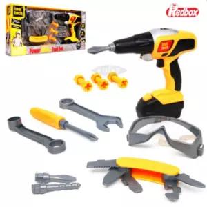 레드박스 뉴) 파워드릴 공구세트 (옐로우)/어린이날/선물/장난감/소꿉놀이/역할놀이/유아/유치원/완구/남아