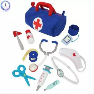 h74 역할놀이 고급 의사놀이 파랑가방 14058/의사/놀이/약국/키즈/닥터/치과/병원/어린이집/유치원/교구