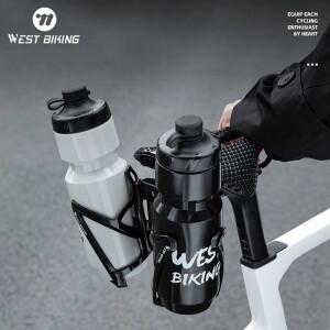 WEST BIKING 자전거 물병 케이지 새들 익스텐션 마운트 싱글 및 더블 병 거치대 개조 부품