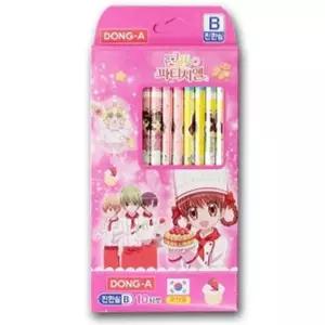 캐릭터 연필 10자루 필기 메모 작성 어린이 학용품