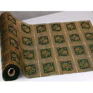 레이스 시트 장식 pvc 그린장미 봄집에 깨끗한 분위기/매트/주방/가정용/발판/깔판/부엌/푹신한/업소용