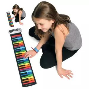 (제스트)키즈 유치원생 감각발달 음악놀이 키보드 피아노 롤