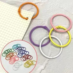 컬러 고리 쇠링 카드링 45mm 재료 열쇠 부자재 키링