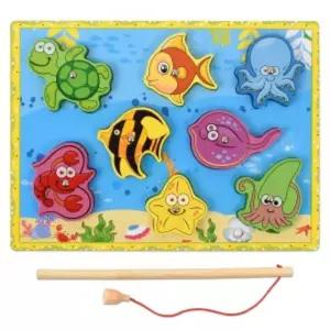 우드벨 바다 입체 자석 낚시놀이 불가사리 5783c 가베 도형 모양 퍼즐 끼우기 맞추기/물놀이/놀이/물고기