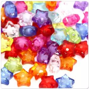 아크릴비즈 (이중별)/파스텔/놀이/어린/공장/공예/완구/미술/비즈/세트/컬러/대용량/공작/만들기/취미/아동