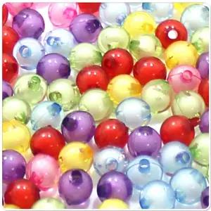 아크릴비즈 (이중색)/파스텔/놀이/어린/공장/공예/완구/미술/비즈/세트/컬러/대용량/공작/만들기/취미/아동