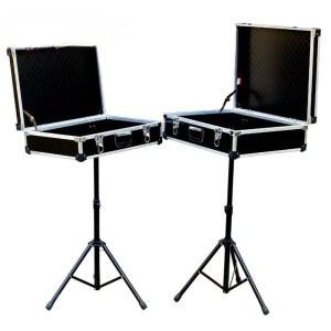 마술 테이블 휴대용 박스 무대 중형박스 트릭 수납 공연 보관함 어두운 거치대 매직 검정