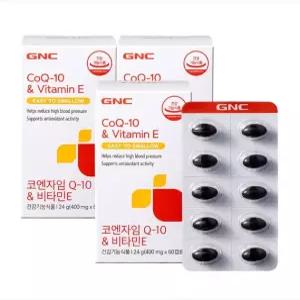(GNC) 코엔자임 Q-10  비타민E 3개 (60캡슐 x 3)