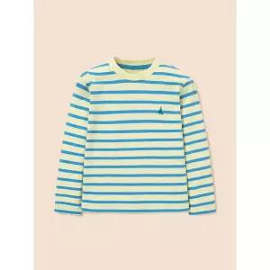 [BEANPOLE KIDS] [Essential] 스트라이프 긴소매 티셔츠  옐로우 (BI6141UE3E)