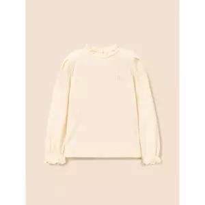 [BEANPOLE KIDS] 여아 클래식 포인텔 골지 티셔츠  옐로우 (BI6141G91E)