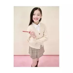 빈폴 키즈 BI5X5AG02F 여아 피셔맨 카디건 레몬 906139