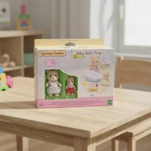 실바니안 패밀리 아기 목욕세트 곰인형 목욕놀이 욕조 미니어처 장난감 피규어 소꿉놀이 소품