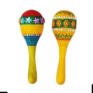 유아만들기용품 멕시코악기 마라카스(5인용)