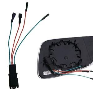 백미러 가열 케이블 와이어 전기 윙 미러 자동차 액세서리 BMW 호환 X5 E70 LCI X6 E71 E72 2008-2013 4 핀