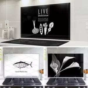 주방 기름튐 차단 가스렌지 패널 벽면 아트보드