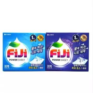 [퍼니메이커]LG생활건강 파워시트 시트형 세제 물에 녹는 주방세제 세탁세제 거품세제 설겆이세제 액체세제