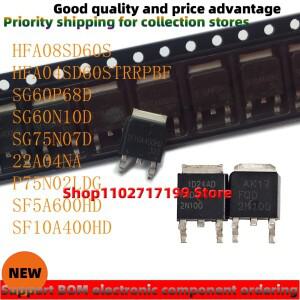 [호환품]10 개/몫 HFA08SD60S HFA04SD60STRRPBF SG60P68D SG60N10D SG75N07D 22A04NA P75N02LDG SF5A600HD
