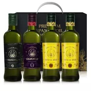 [선물포장] 포스티보나 엑스트라버진올리브유1병 포도씨유1병 해바라기유2병 오일선물세트