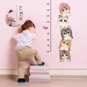 유아 어린이 키측정 키재기 스티커 어린이 키재 기린