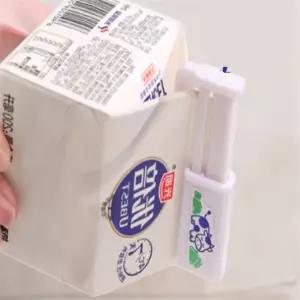 신라PICK 우유팩 보관 밀봉 밀폐 홀더 클립 쏟음방지 2개입 아기우유홀더