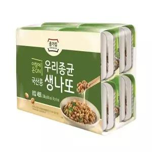 국산콩 생나또 | 종가 실의힘 비빔밥 청국장 건강 장건강 순환제 계란밥 샐러드 식사 외식 혼밥 회식 분식