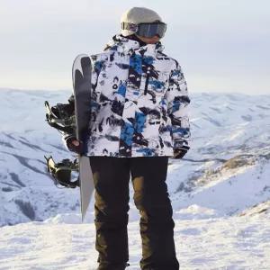 남자스키복 보드복 빅사이즈 스키복상의 꼬모리브레 야외 스키점퍼 방수 바람막이점퍼