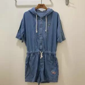 [지프]JEEP 지프 여성 반팔 데님 점프수트 (JM2OPF712)_1_A JM2OPF712_1