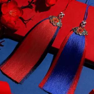 노리개장식 고급 나비연꽃