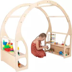 방을 위한 스위트 홈 프롬 우드 놀이대